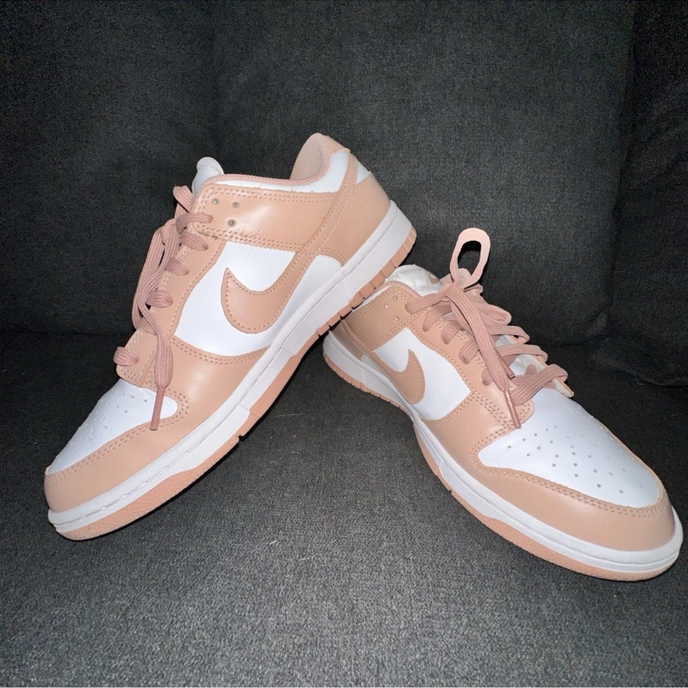 Nike dunks white rose size 10.5 women’s